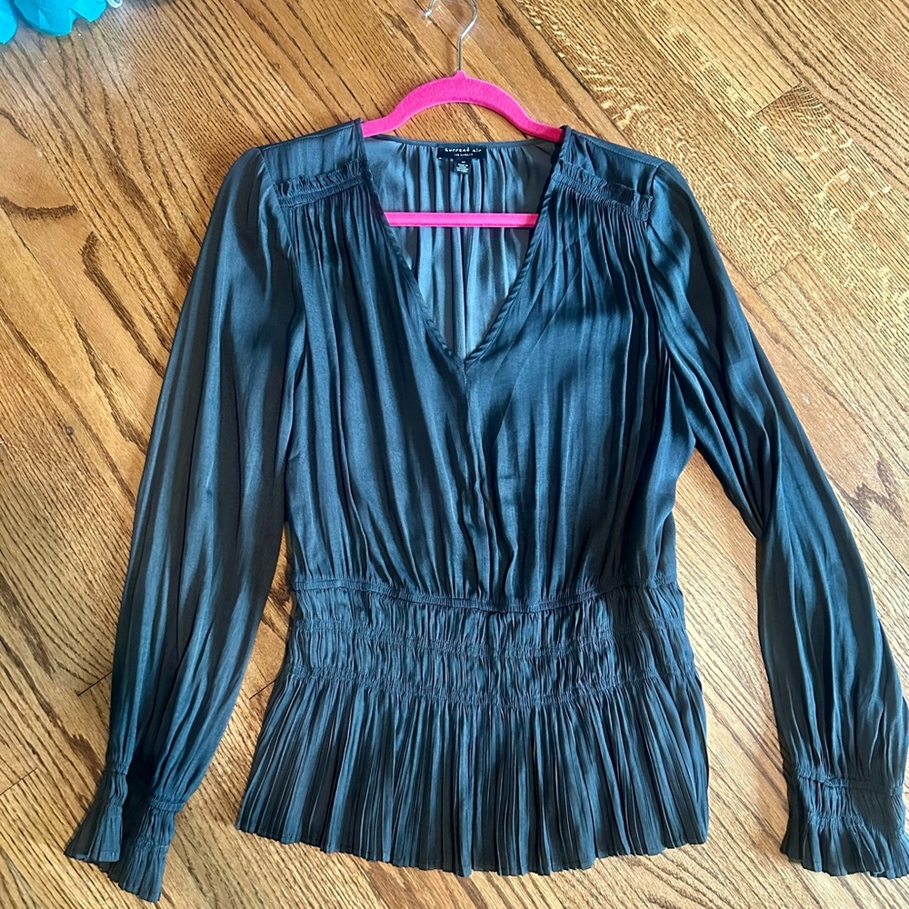 Current Air Pleat Bottom Blouse